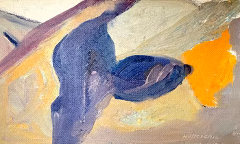 Tore Hultcrantz (1923-1998), Öljymaalaus paneelille, Signeerattu