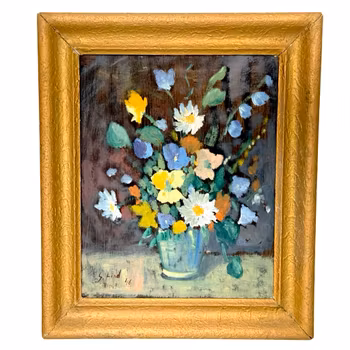 G. Lind, Öljymaalaus paneelille, signeerattu