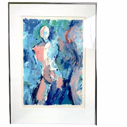 ANETTE ENGLUND. Modell, färglitografi, signerad och numrerad 97/230