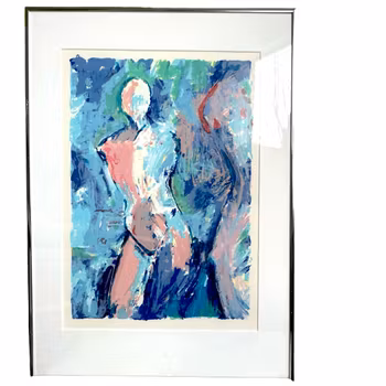 ANNETTE ENGLUND. Malli, värilitografia, signeerattu ja numeroitu 97/230