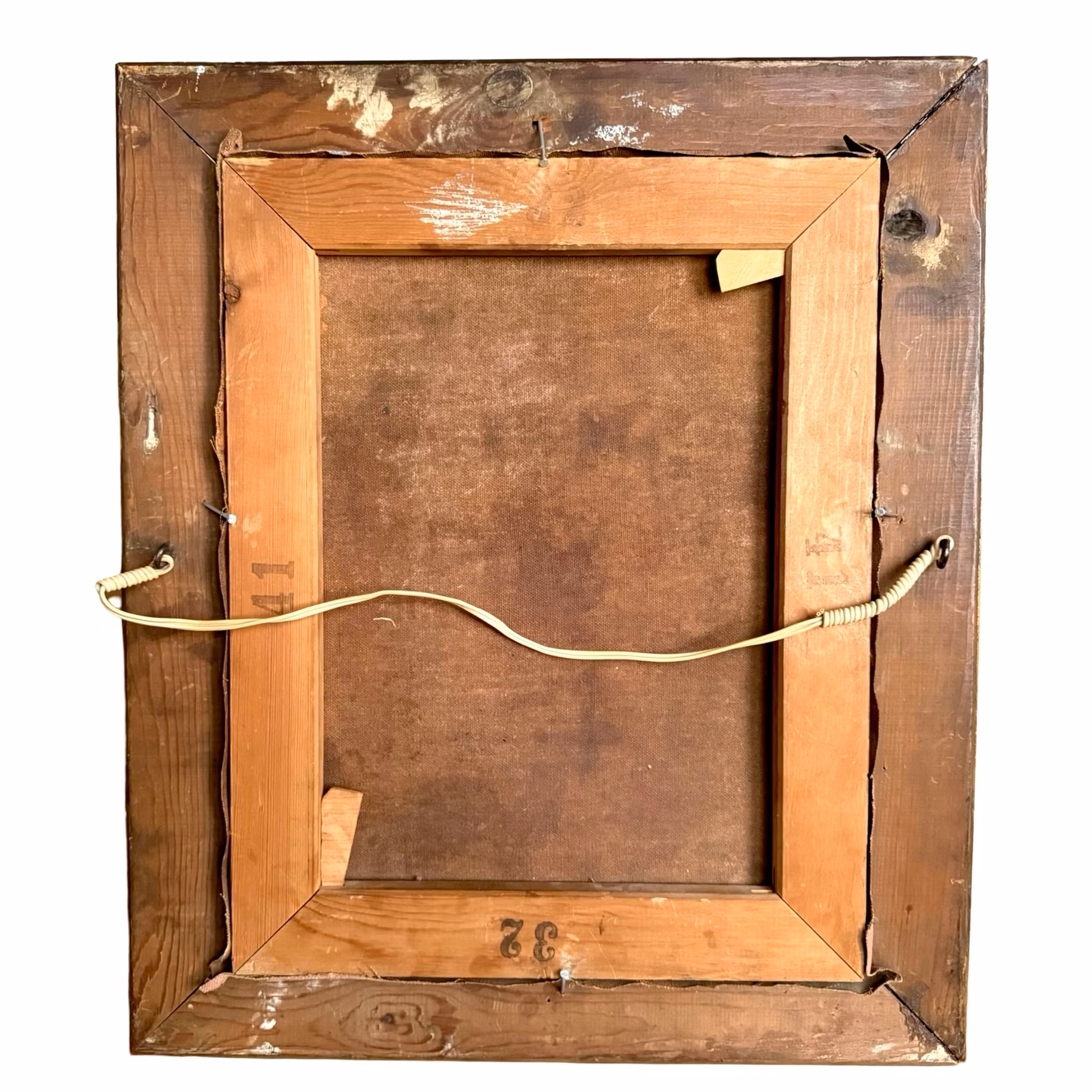 Uidentificeret kunstner, Olie på lærred, Signeret