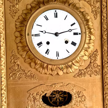 Antik väggklockan, Troligen Wiener Biedermeier, Österrike omkring 1840
