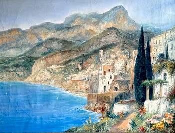 Alois Arnegger (Itävalta 1879-1967). Öljymaalaus kankaalle