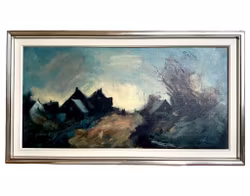 Arne Aspelin ( Sverige 1911-1990), Oljemålning på duk, Signerad