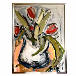 Frans Lundberg (1903-1993). Oljemålning på duk, Signerad