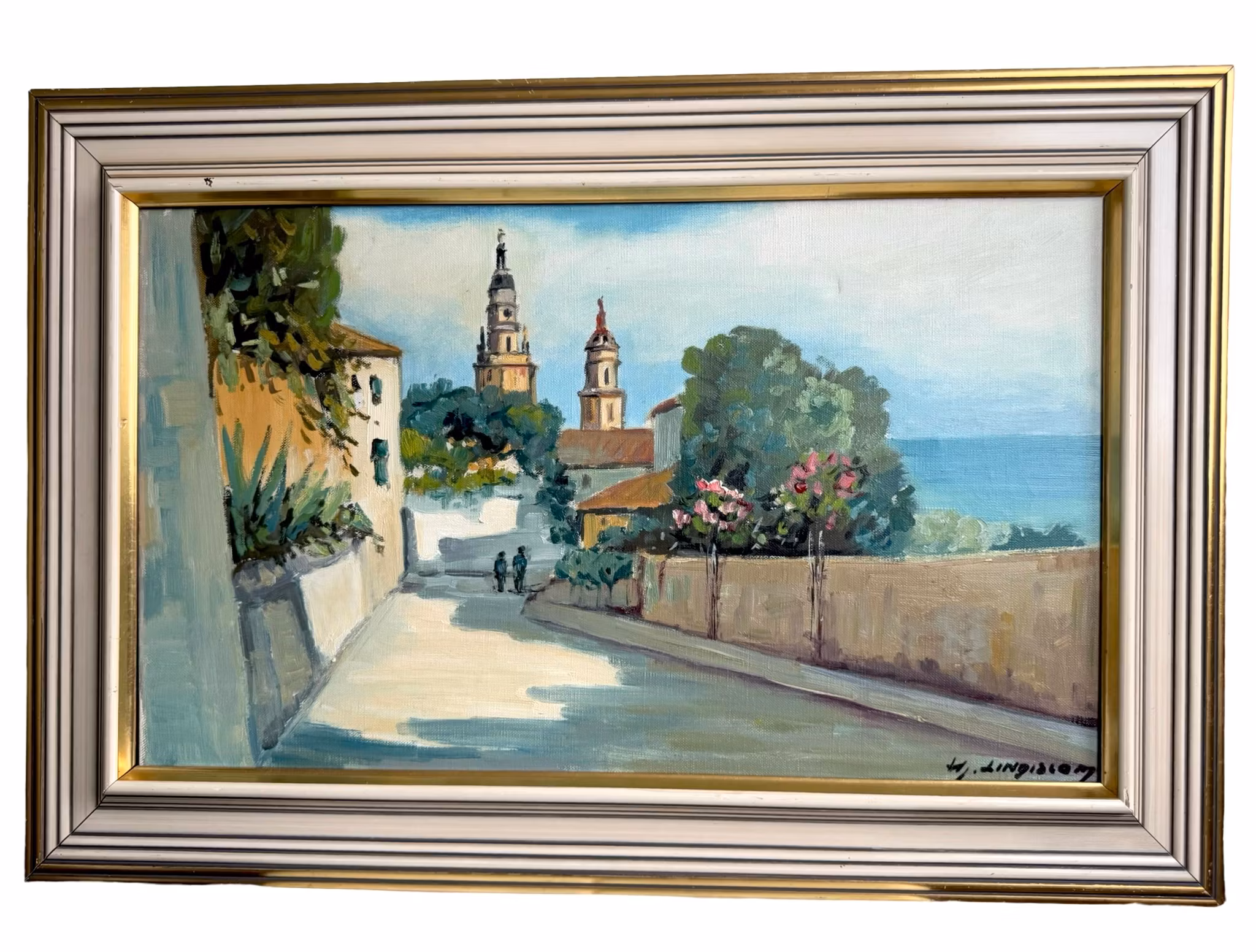 Hjalmar Lindblom (1901–1989). Olieverfschilderij op doek, gesigneerd