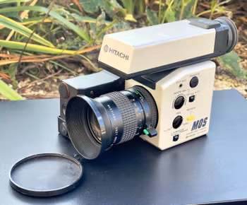 Vintage, Hitachi MOS VK-C1500E, Color Videokamera Retro Vintage