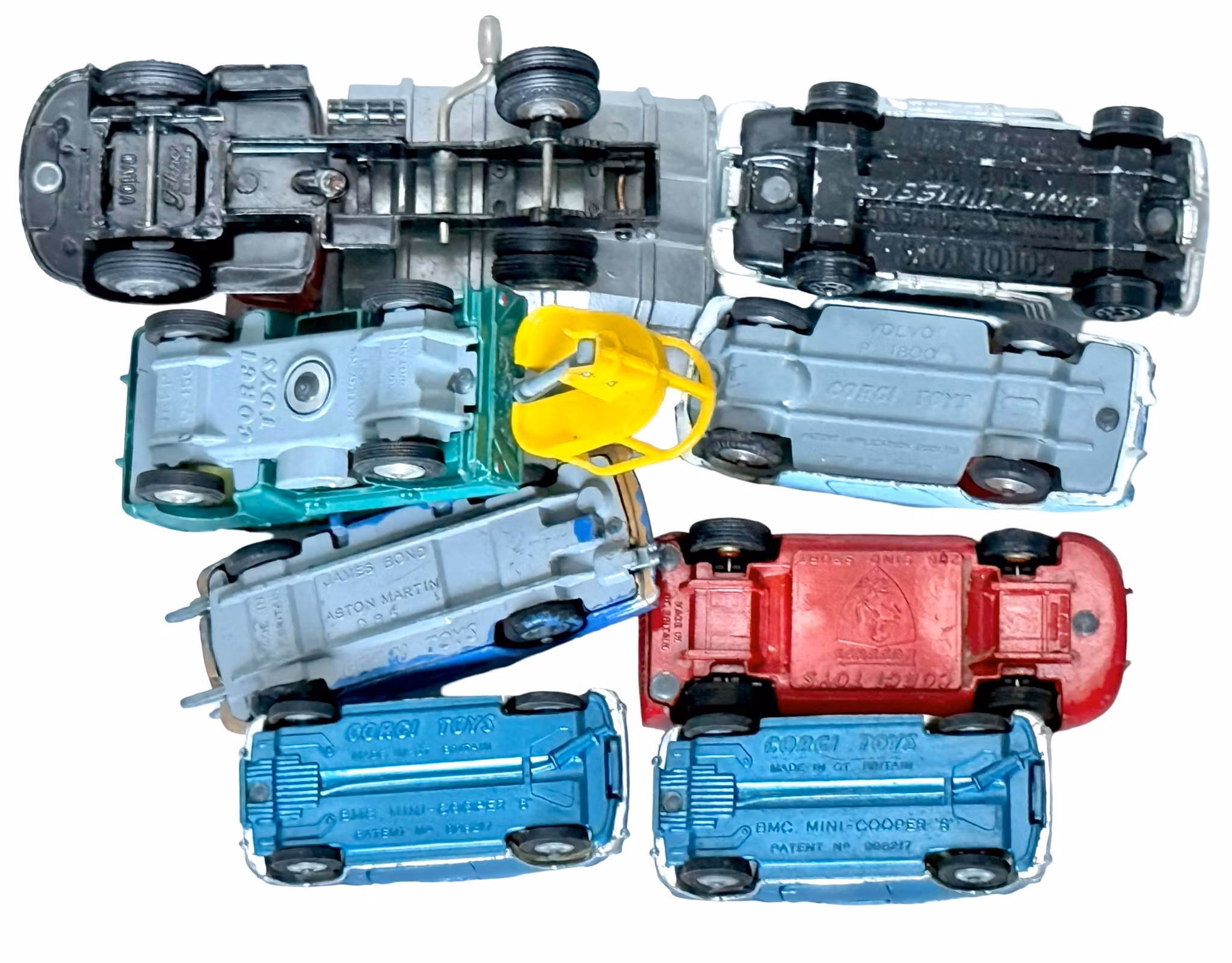 8 stk, Corgi Toys lekebiler