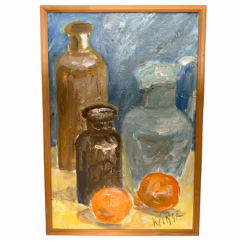 Aina Kånge (1906-1991) Öljymaalaus kankaalle, Signeerattu