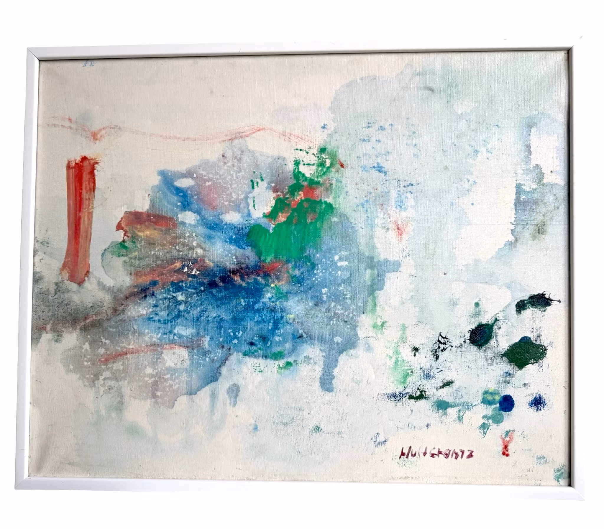 Tore Hultcrantz (Sverige 1923-1998). Oljemålning på duk, Signerad