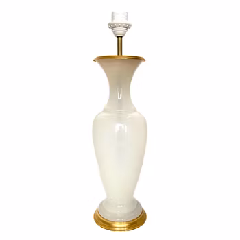 Bordslampa Fratelli Ferro Murano Opalin glas, Italien