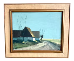 Bengt Hillgrund (Sverige, 1935-1981), Oljemålning på duk, Signerad