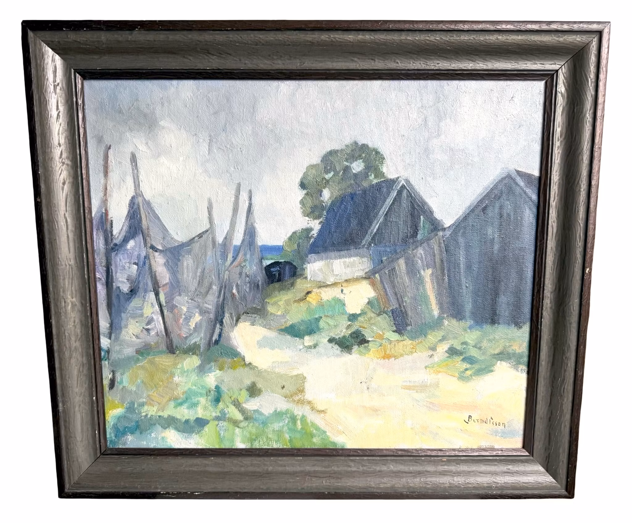 Carl Berndtsson ( Sverige 1902-1983) Oljemålning på duk, Signerad