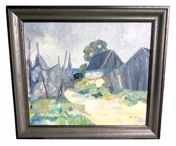 Carl Berndtsson (Ruotsi 1902-1983) Öljymaalaus kankaalle, Signeerattu