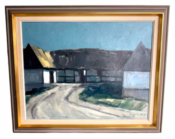 Bengt Hillgrund (Ruotsi, 1935-1981), öljymaalaus kankaalle, signeerattu