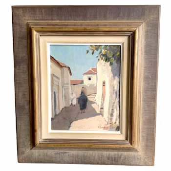 Gösta Sundvall (Ruotsi 1900-1957). Öljymaalaus paneelille, Signeerattu