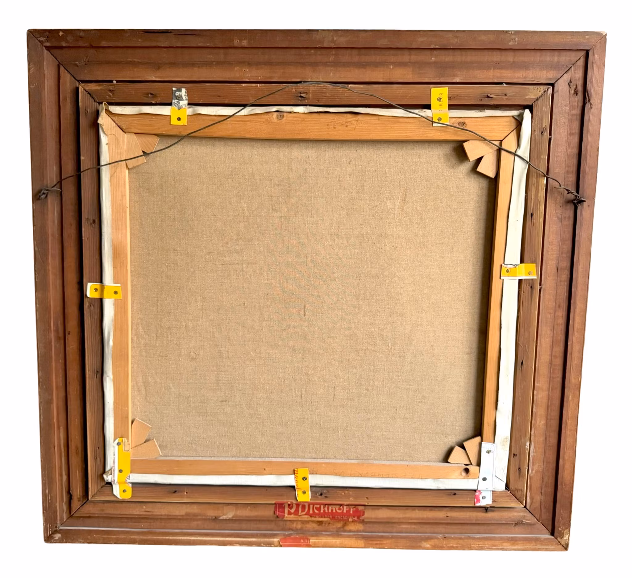 VD ESSEN BURG, Oljemålning på duk, Signerad