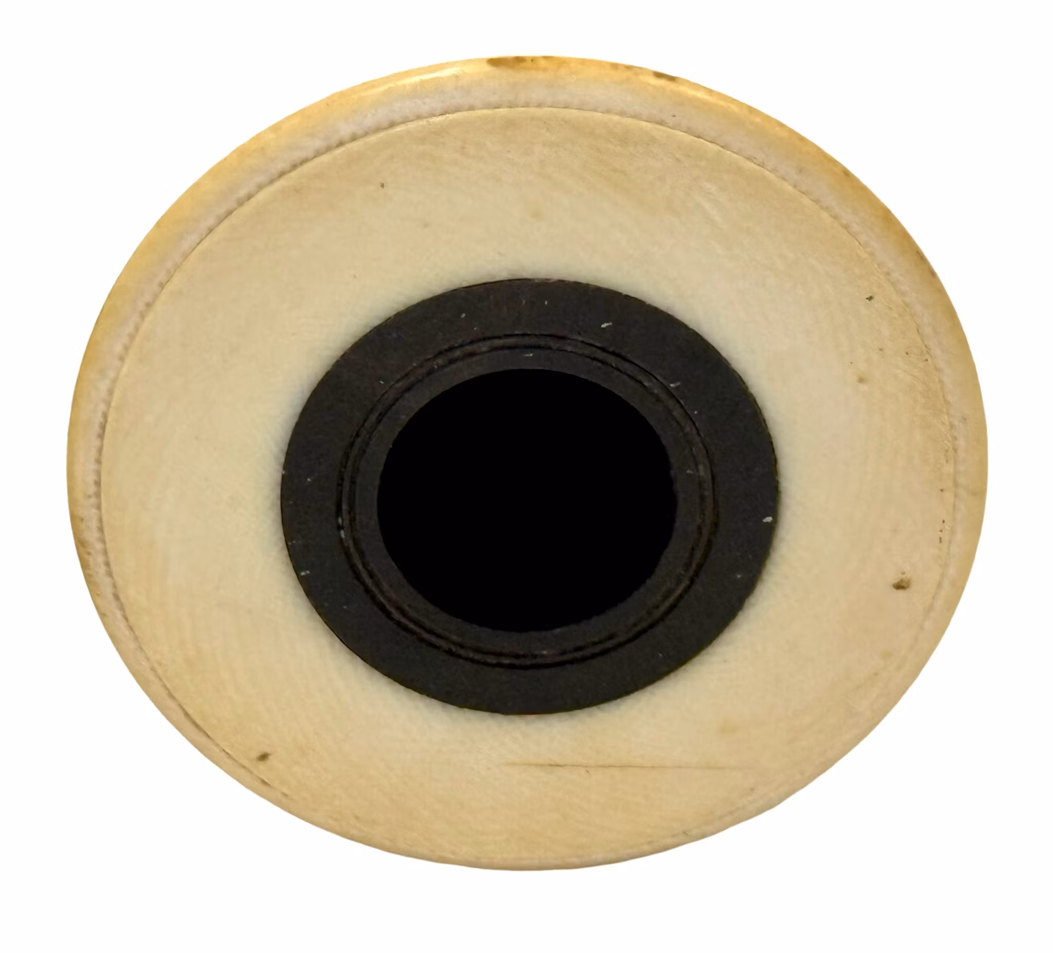 Antiker hochwertiger schottischer Dudelsack aus Elfenbein mit langer Spielpfeife aus schwarzem Holz, 19. Jahrhundert