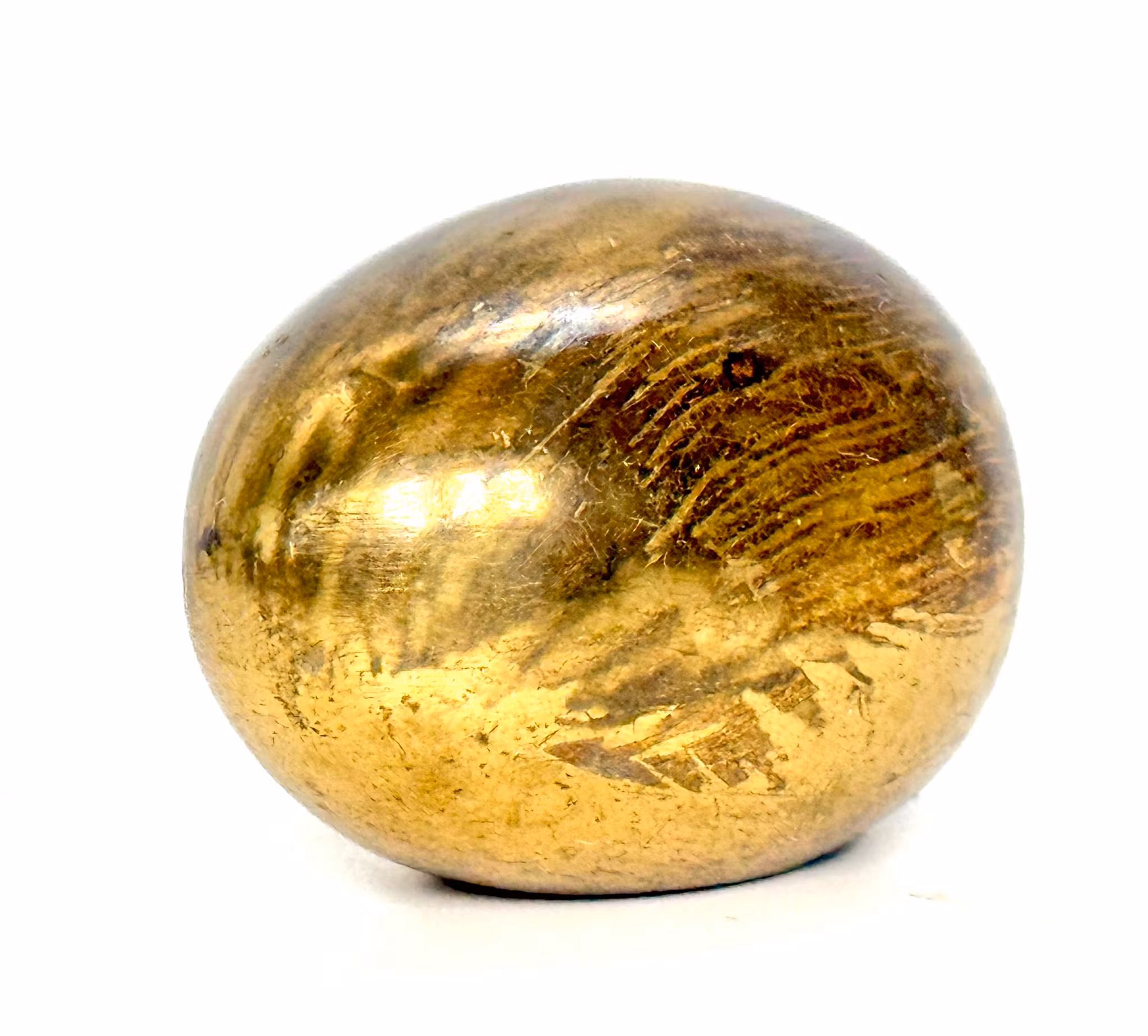 Carl II Auböck (Østerrike, 1900-1957) Skulptur i form av et egg, messing, signert