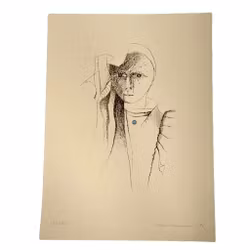 Uno Svensson (Suède 1929-2012). Lithographie 28/50, signée et datée -90