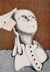 Uno Svensson (Suède 1929-2012). Lithographie 43/125, signée et datée -92