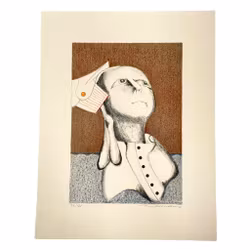Uno Svensson (Suède 1929-2012). Lithographie 43/125, signée et datée -92