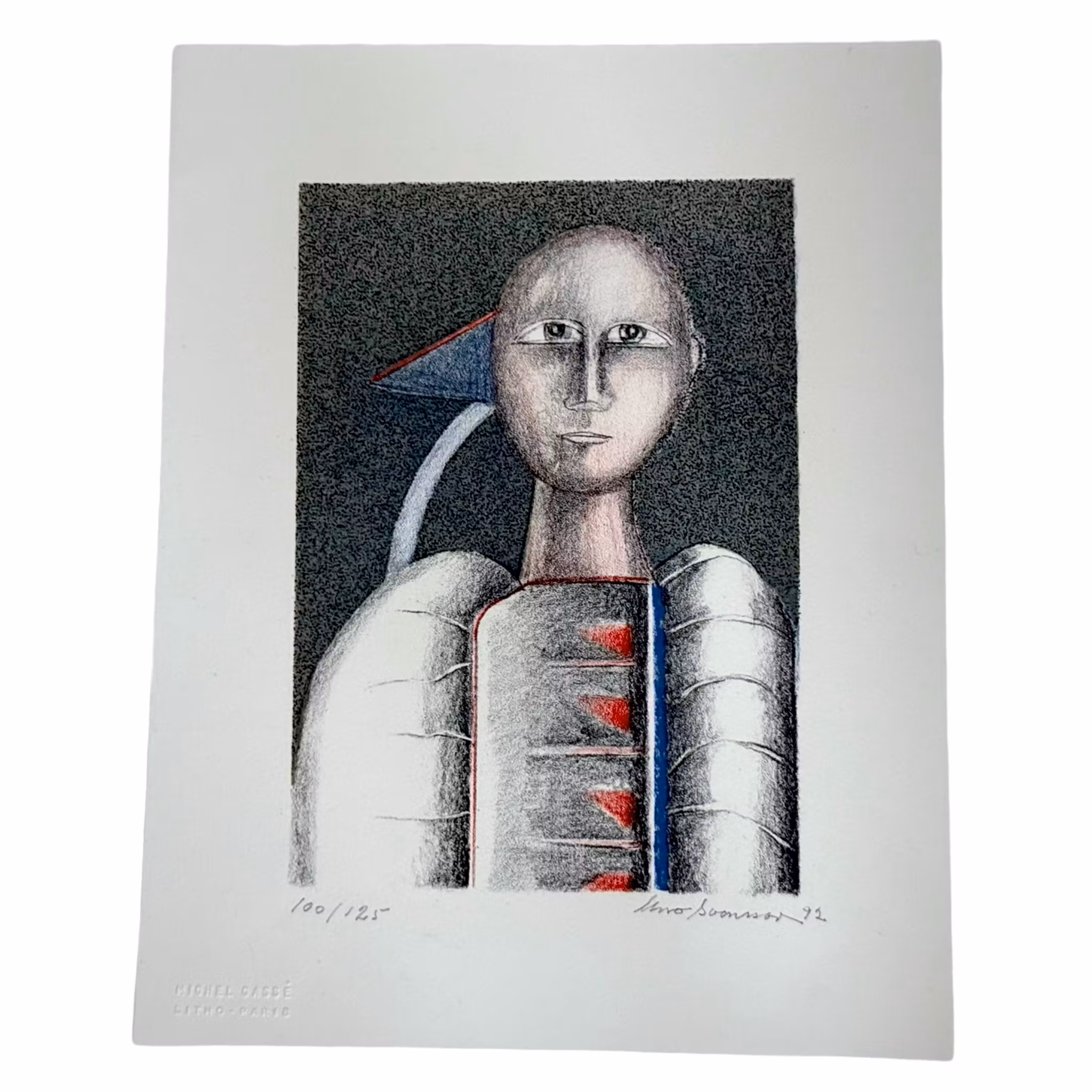 Uno Svensson (Suecia 1929-2012). Litografía 100/125, firmada y fechada -92