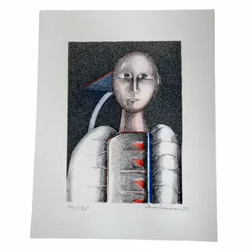 Uno Svensson (Ruotsi 1929-2012). Litografia 100/125, signeerattu ja päivätty -92