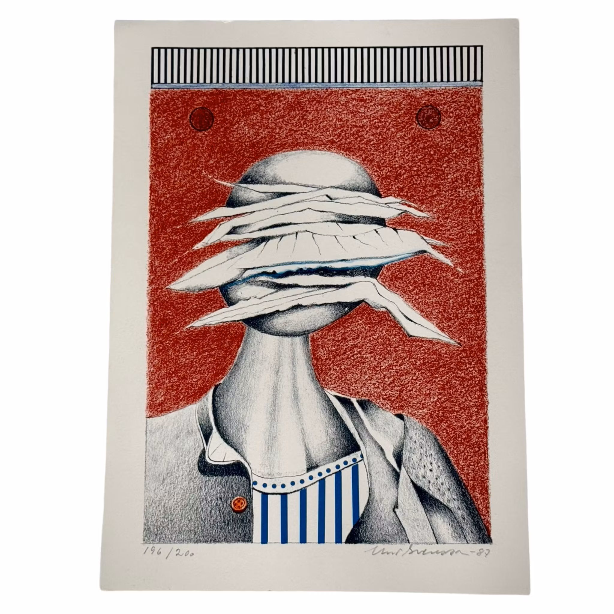 Uno Svensson (Suecia 1929-2012). Litografía 196/200, firmada y fechada -87