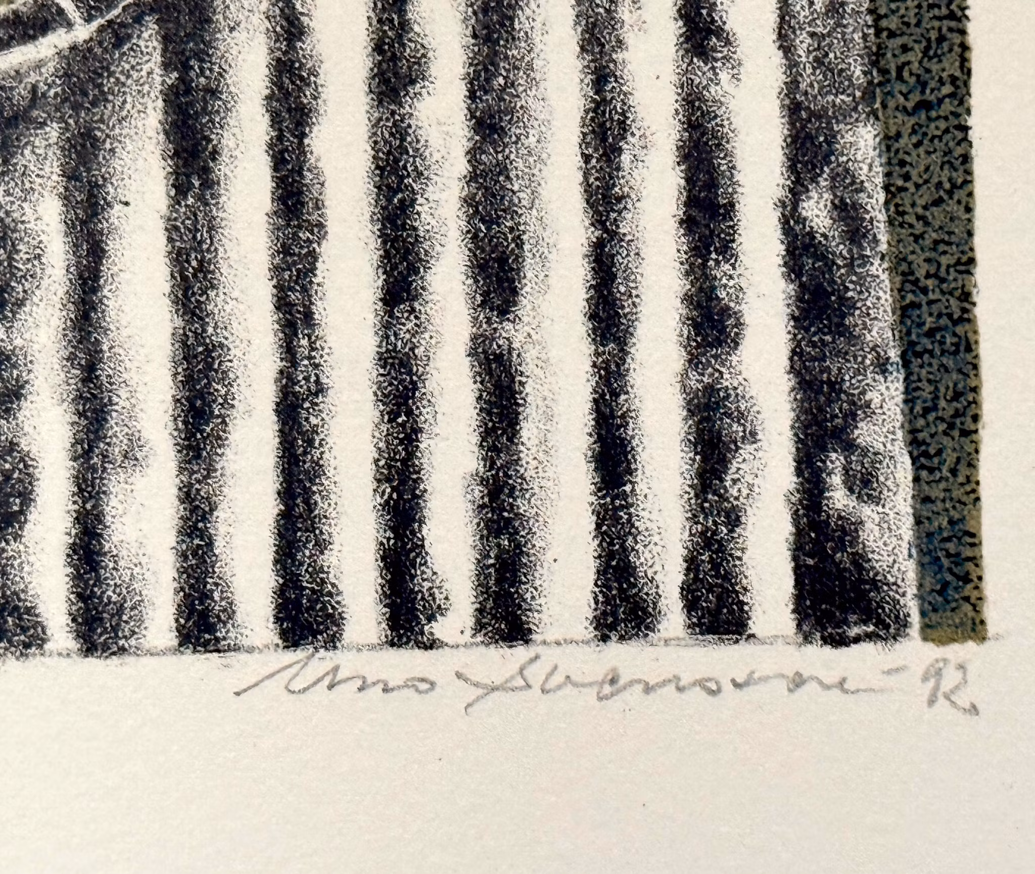 Uno Svensson (Zweden 1929-2012). Lithografie 26/125, gesigneerd en gedateerd -92