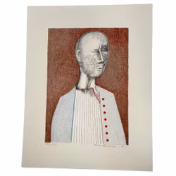 Uno Svensson (Szwecja 1929-2012). Litografia 100/125, sygnowana i datowana -92