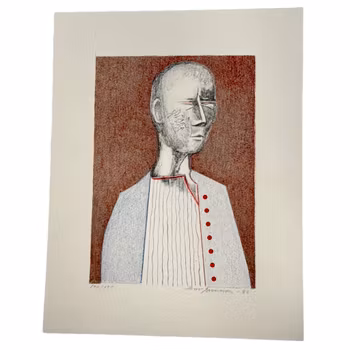 Uno Svensson (Ruotsi 1929-2012). Litografia 100/125, signeerattu ja päivätty -92