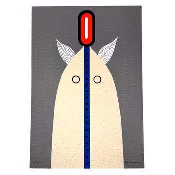 Uno Svensson (Ruotsi 1929-2012). Litografia 109/200, signeerattu