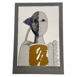 Uno Svensson (Zweden 1929-2012). Lithografie 113/200, gesigneerd en gedateerd -92