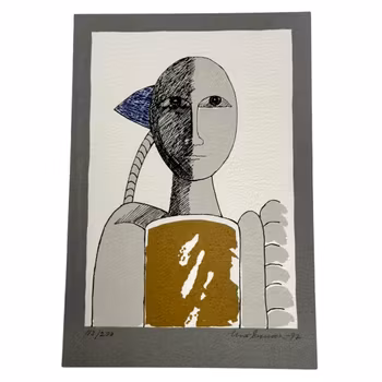 Uno Svensson (Ruotsi 1929-2012). Litografia 113/200, signeerattu ja päivätty -92