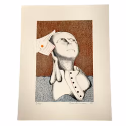 Uno Svensson ( Sverige 1929-2012). Litografi 9/125, signerad och daterad -92