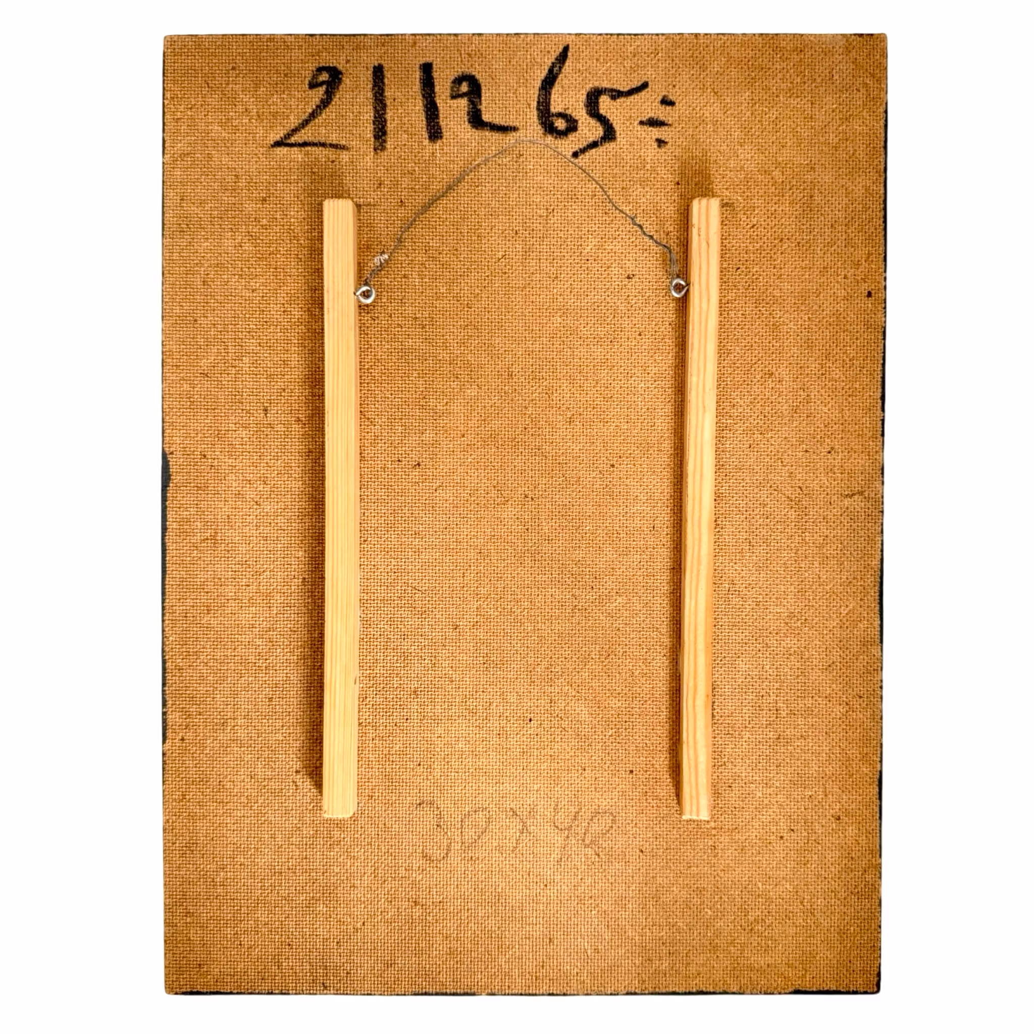 Uno Svensson (Svezia 1929-2012). Acrilico e legno su carta, incollato su pannello, firmato