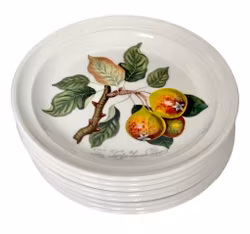 8 st, Porslin asiater, Susan Williams-Ellis, Portmeirion, England