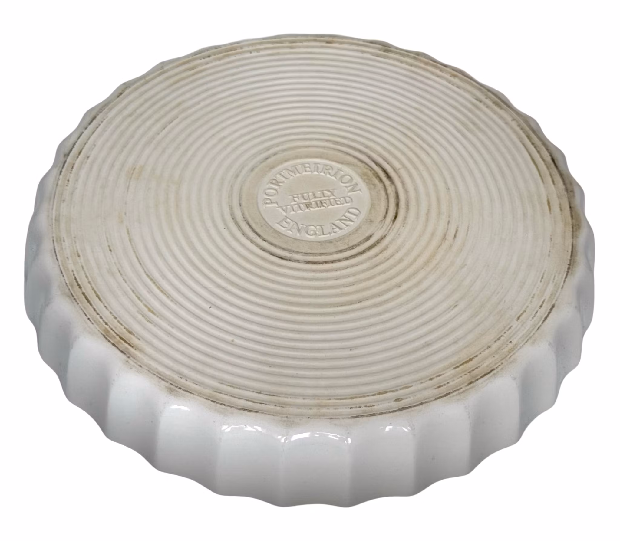 Flan fad tærtefad i porcelæn, Susan Williams-Ellis, Portmeirion, England