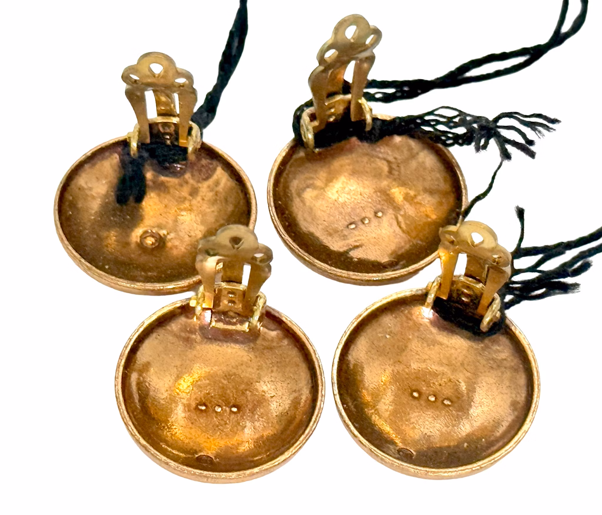 Pendientes de clip Kalevala Koru, 4 piezas