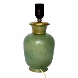 Bordslampa, Gunnar Nylund ( Sverige 1904-1997). Keramik vas Rörstrand