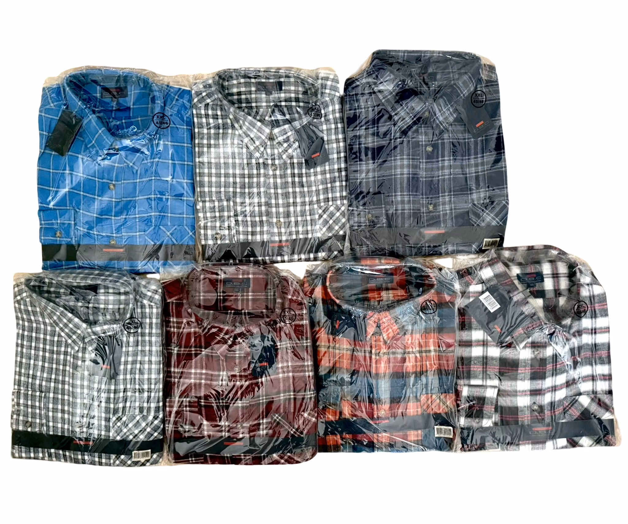 14 stk, DBC & Active, André Leon, etc. skjorter xxl