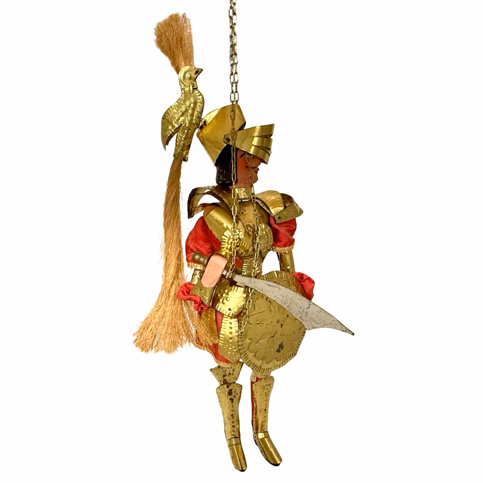 Vintage sizilianische Marionette Ritter Soldat