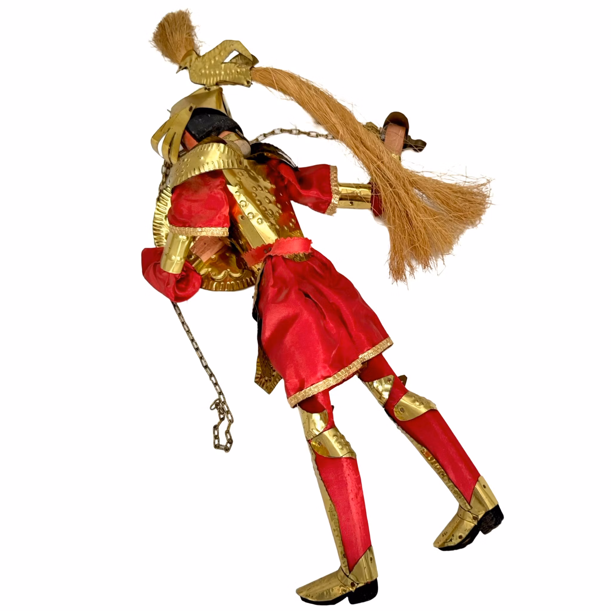 Vintage sizilianische Marionette Ritter Soldat