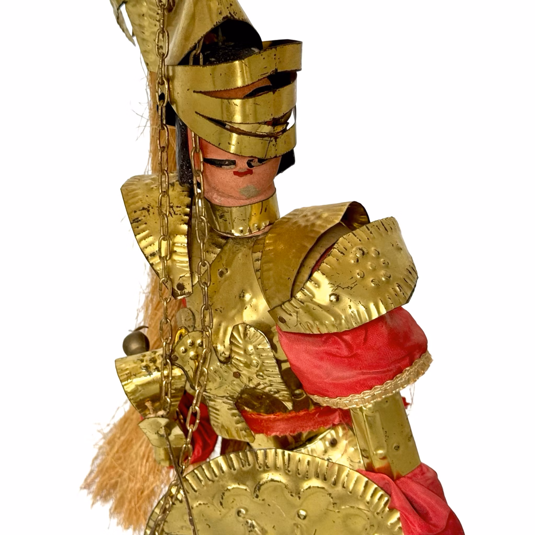 Vintage sizilianische Marionette Ritter Soldat