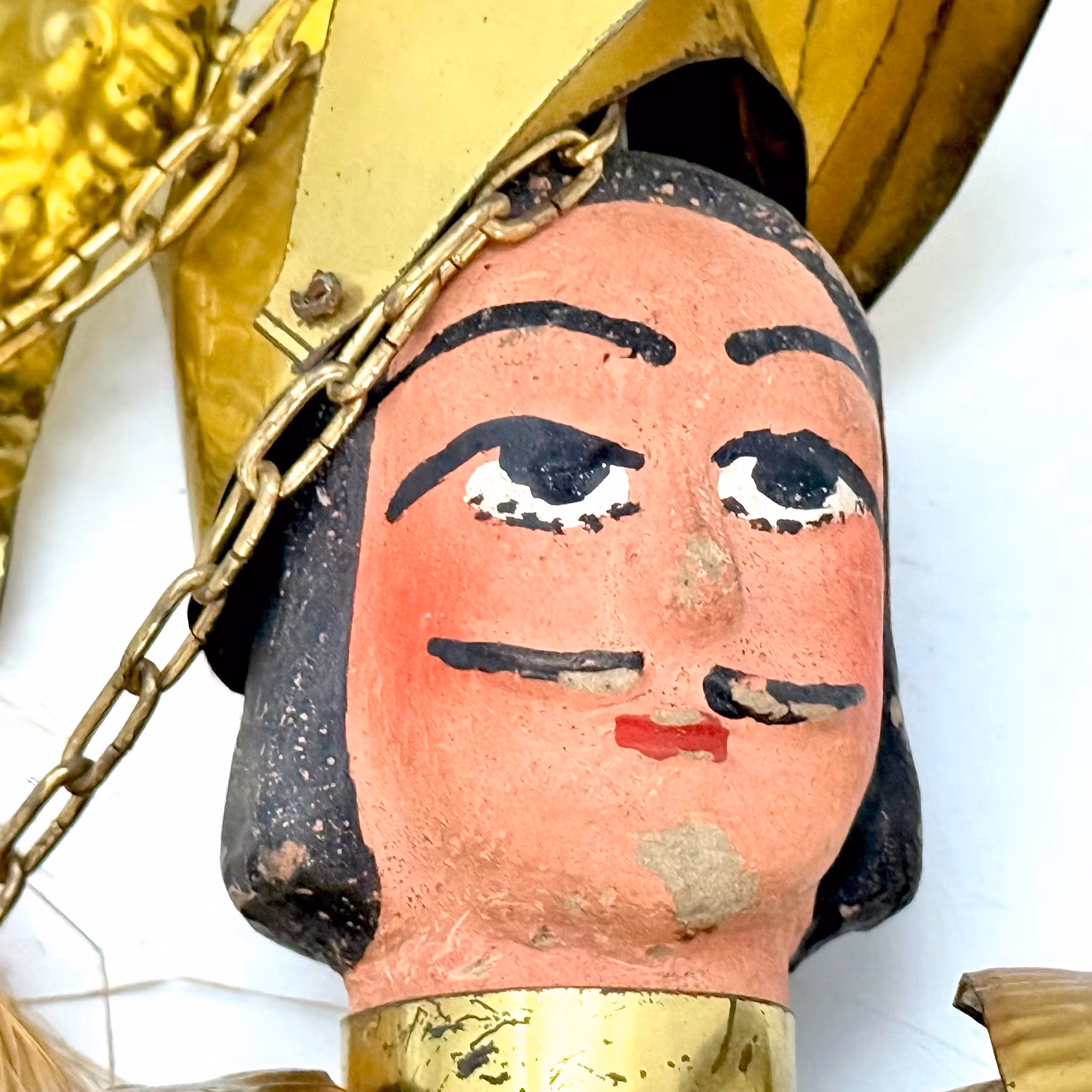 Vintage sizilianische Marionette Ritter Soldat