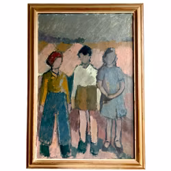 Sven Gillgren (Sverige 1889-1966). Oliemaleri på lærred