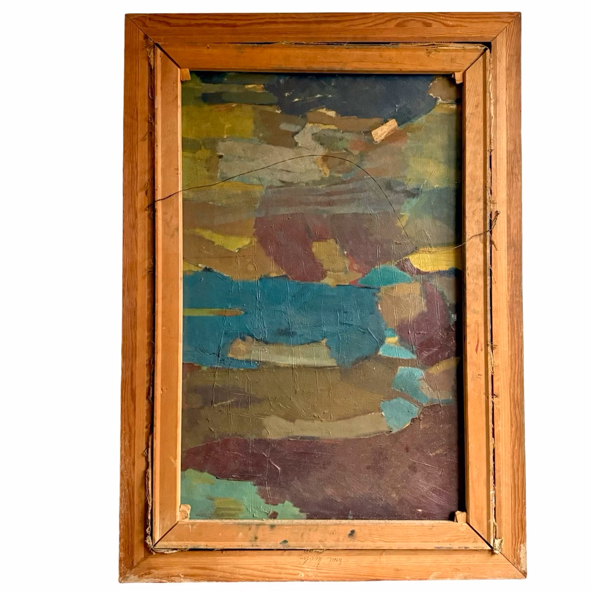 Sven Gillgren ( Sverige 1889-1966). Oljemålning på duk