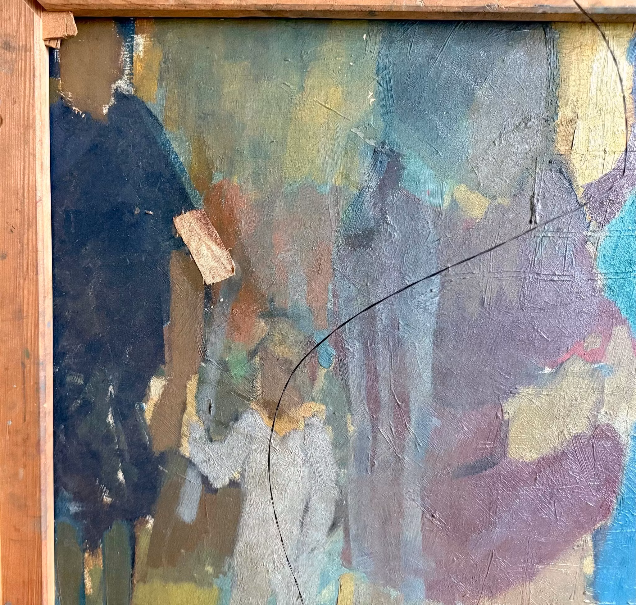 Sven Gillgren ( Sverige 1889-1966). Oljemålning på duk