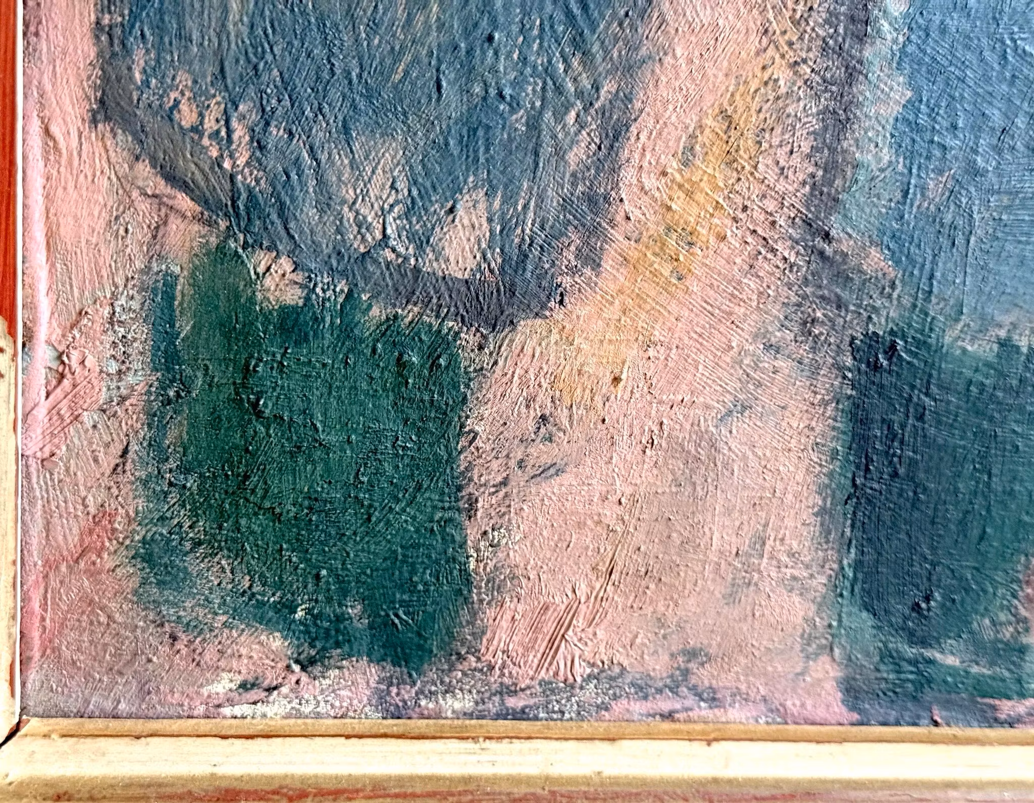 Sven Gillgren ( Sverige 1889-1966). Oljemålning på duk